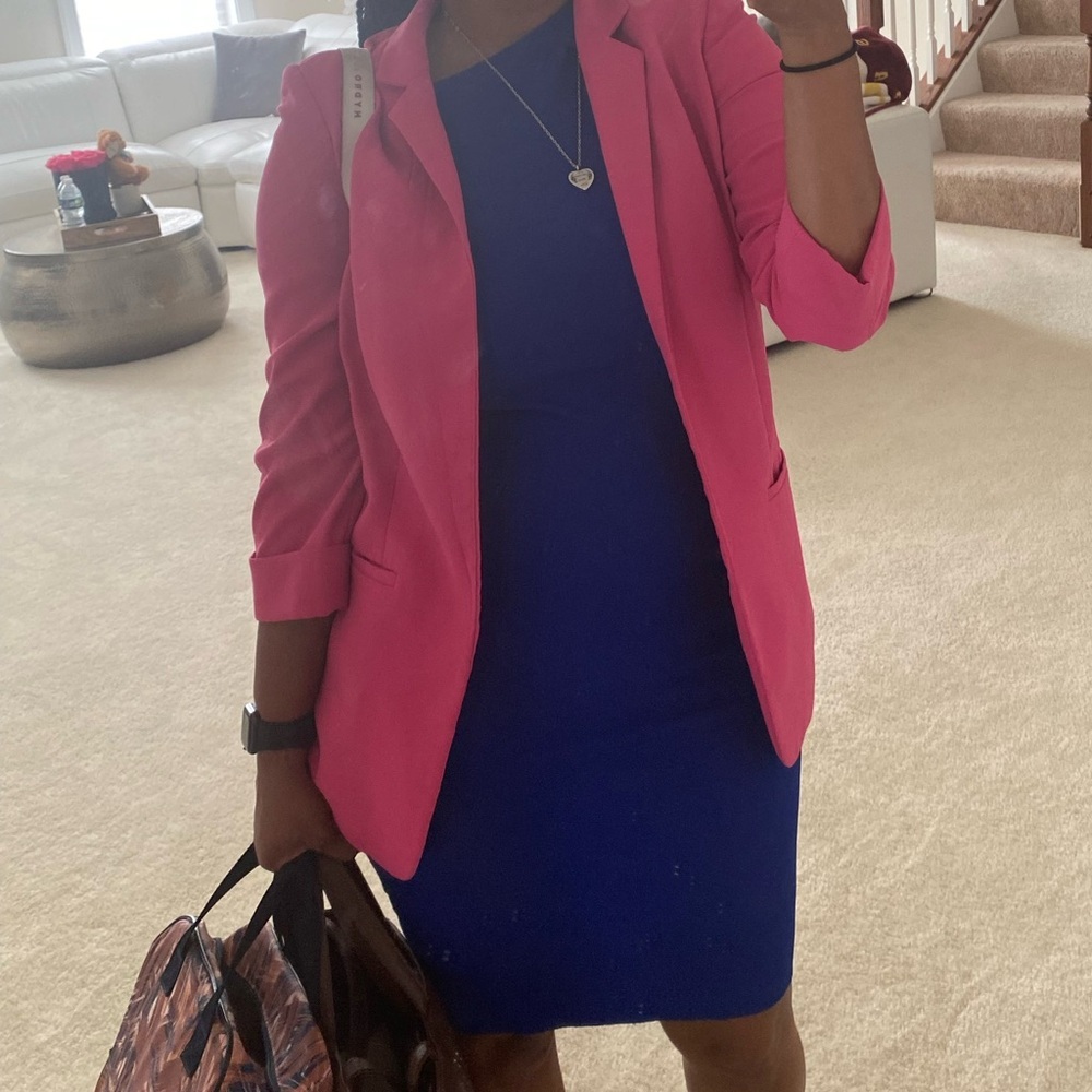 Zara One Shoulder Royal Blue Dress